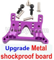 Wltoys A959B A959-B Upgrade Metal Front or Rear shockproof board-Purple Parts,Wltoys A959B A959-B RC Car Parts
